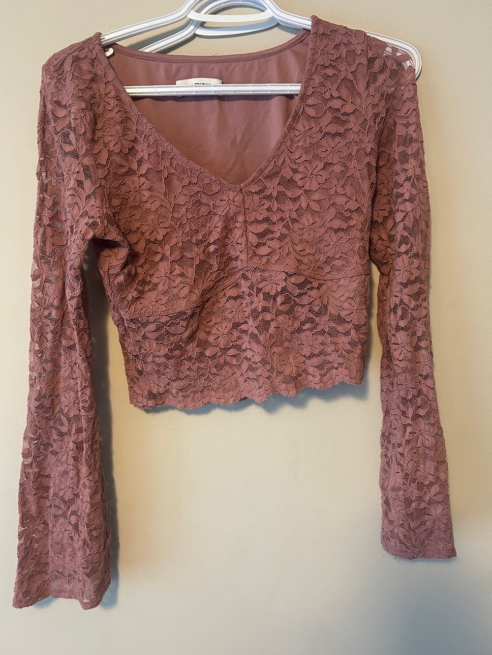 Pink Lace Aeropostale Crop Top